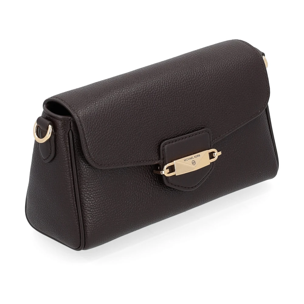 Michael Kors Bruine leren Fleur schoudertas Brown Dames