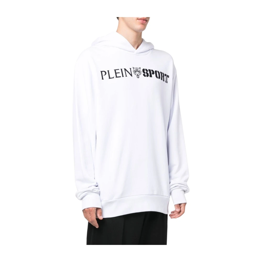 Plein Sport Witte truien voor sportieve look White Heren