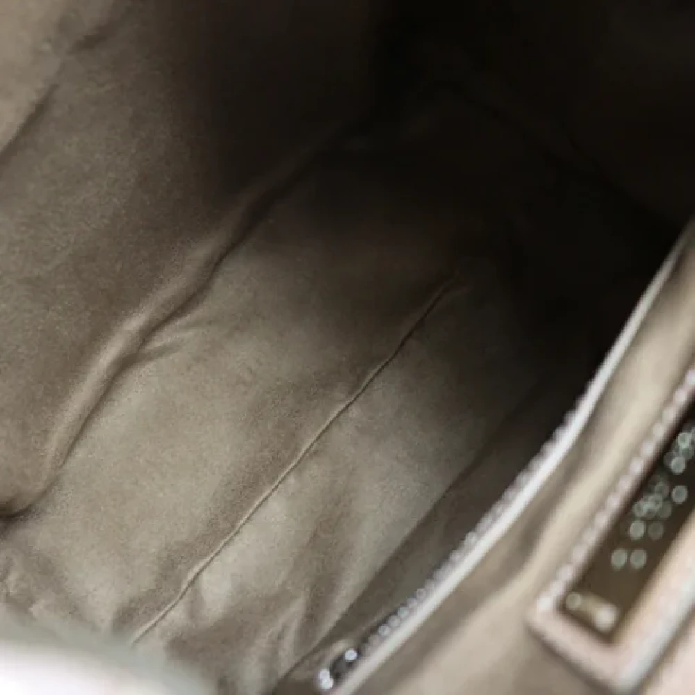 Jimmy Choo Pre-owned Fabric shoulder-bags Brown Dames