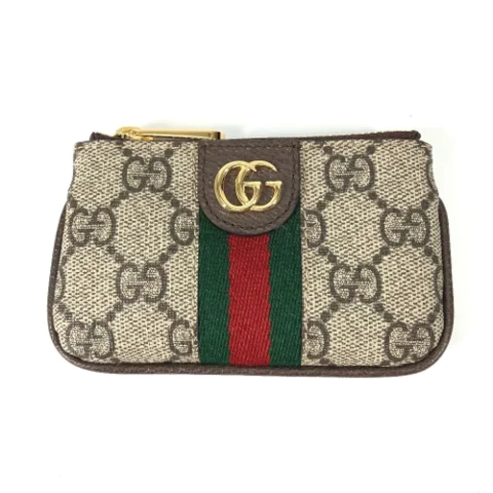 Gucci Vintage Pre-owned Fabric home-office Beige Dames