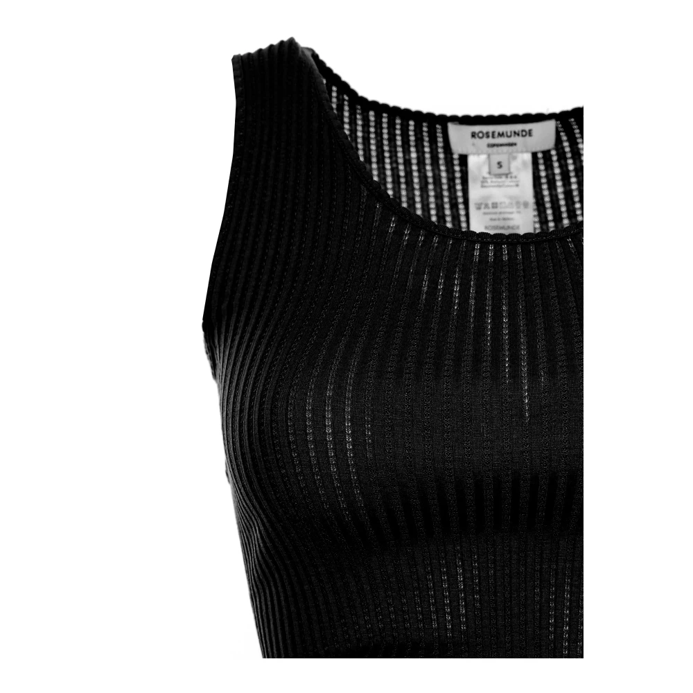 Rosemunde Sleeveless Tops Black Dames