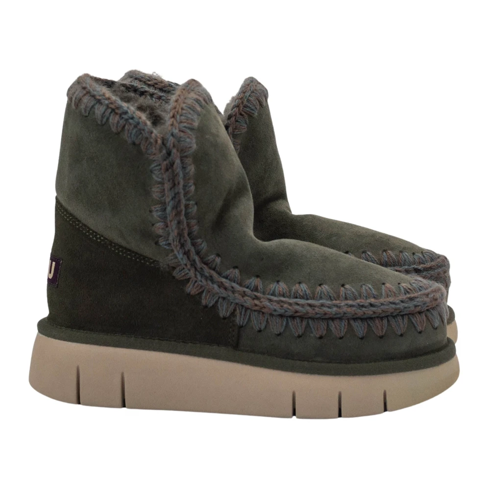 Mou Eskimo Bounce Olive Vinterstövlar Gray, Dam