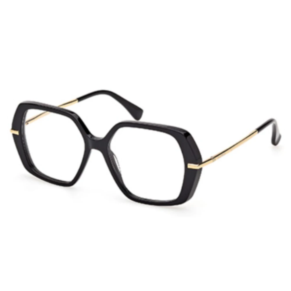 Max Mara Black Mm5175 Optical Frame - Unisex - Glasses - 52 Mm - Accessories