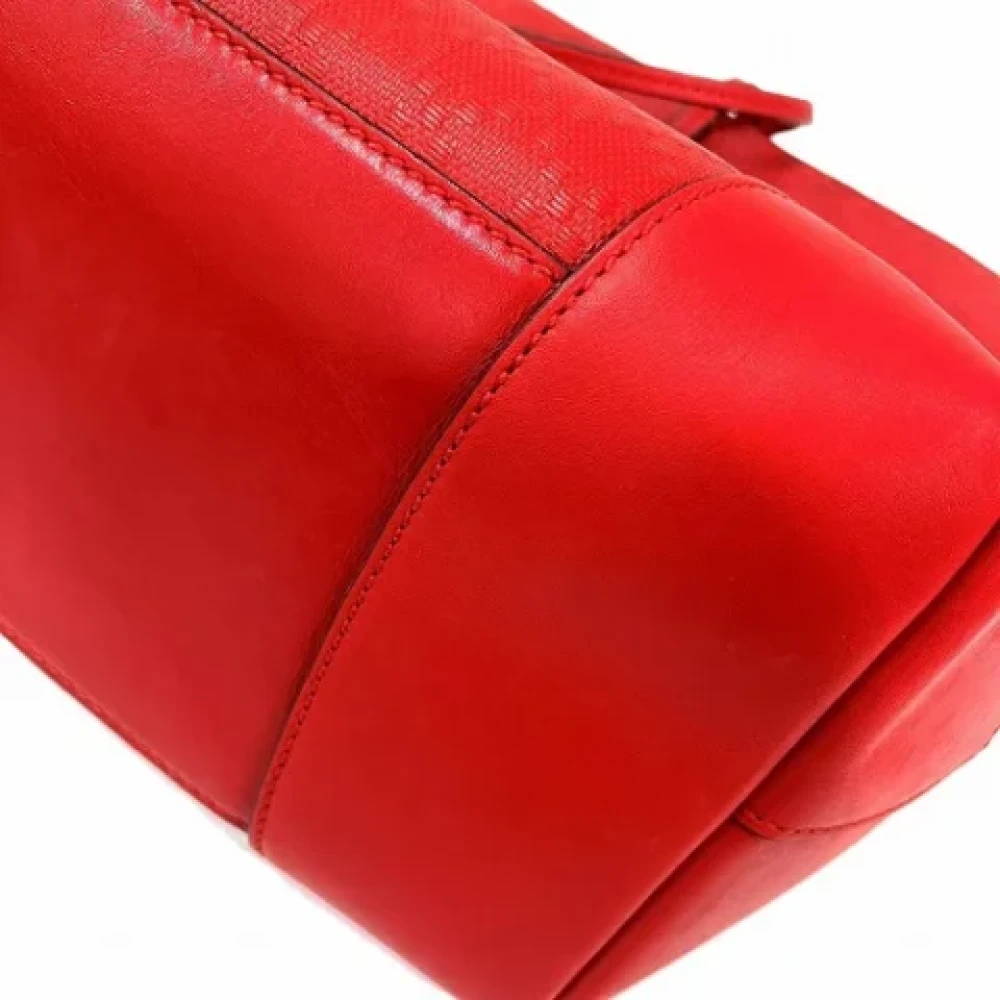Gucci Vintage Pre-owned Leather gucci-bags Red Dames