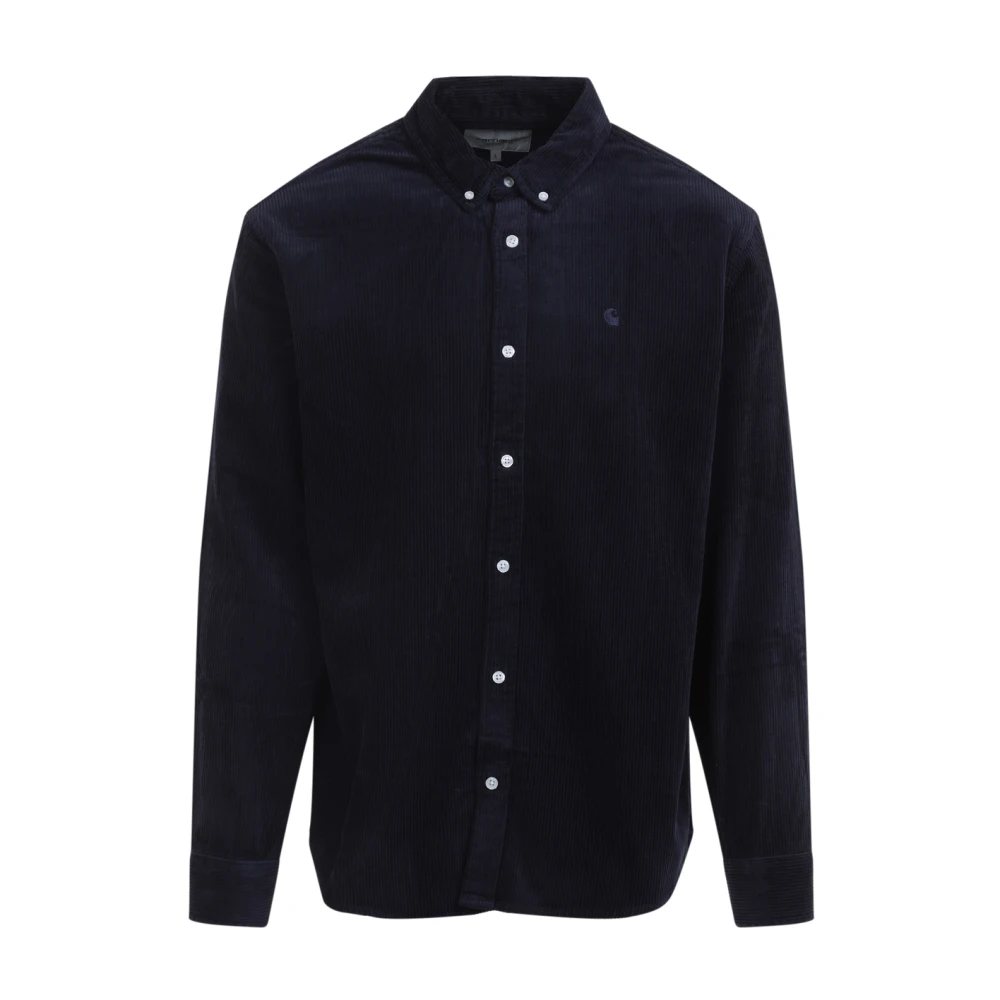 Carhartt Wip Men's Blue Madison Cord Shirt - Casual Shirts - S - Shirts