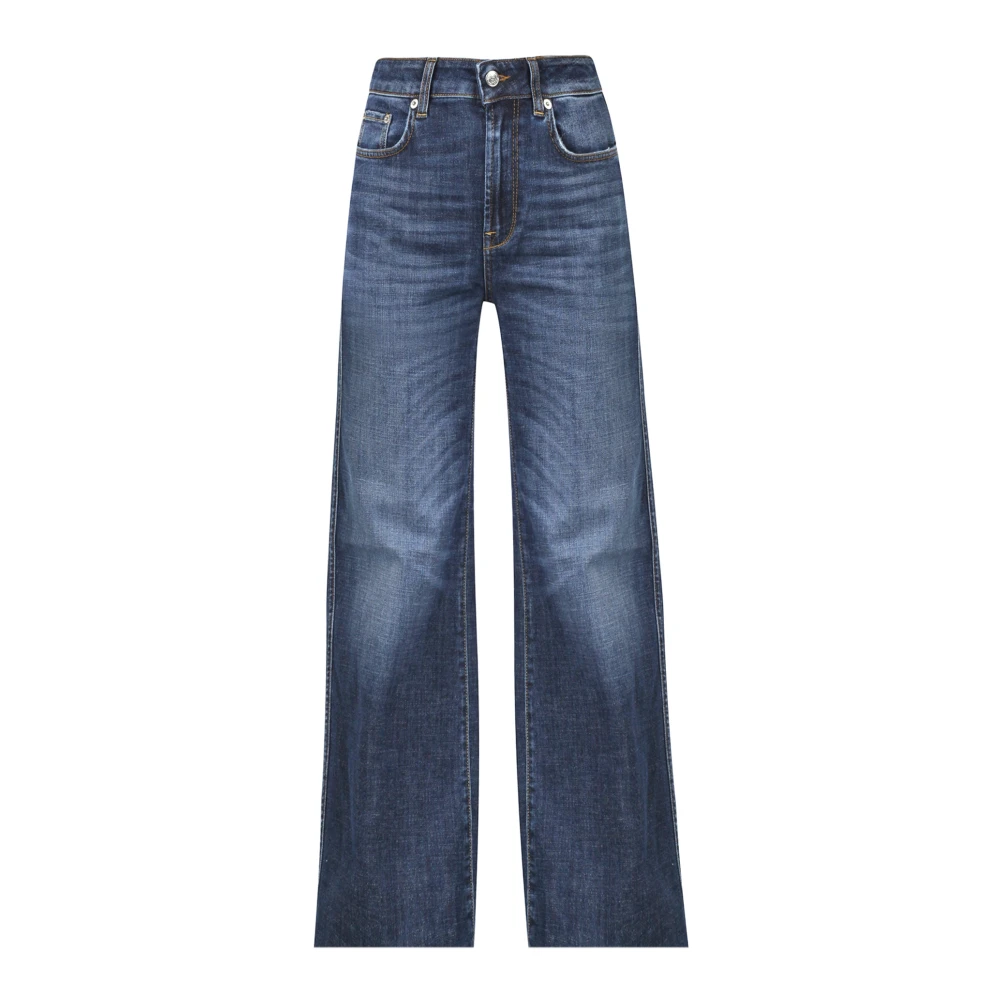 Department Five Stijlvolle Denim Jack in Blauw Blue Dames