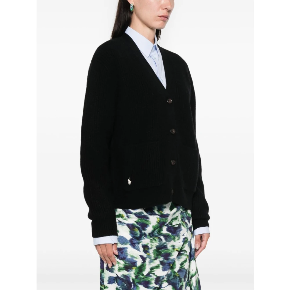 Ralph Lauren Truien Zwart Black Dames