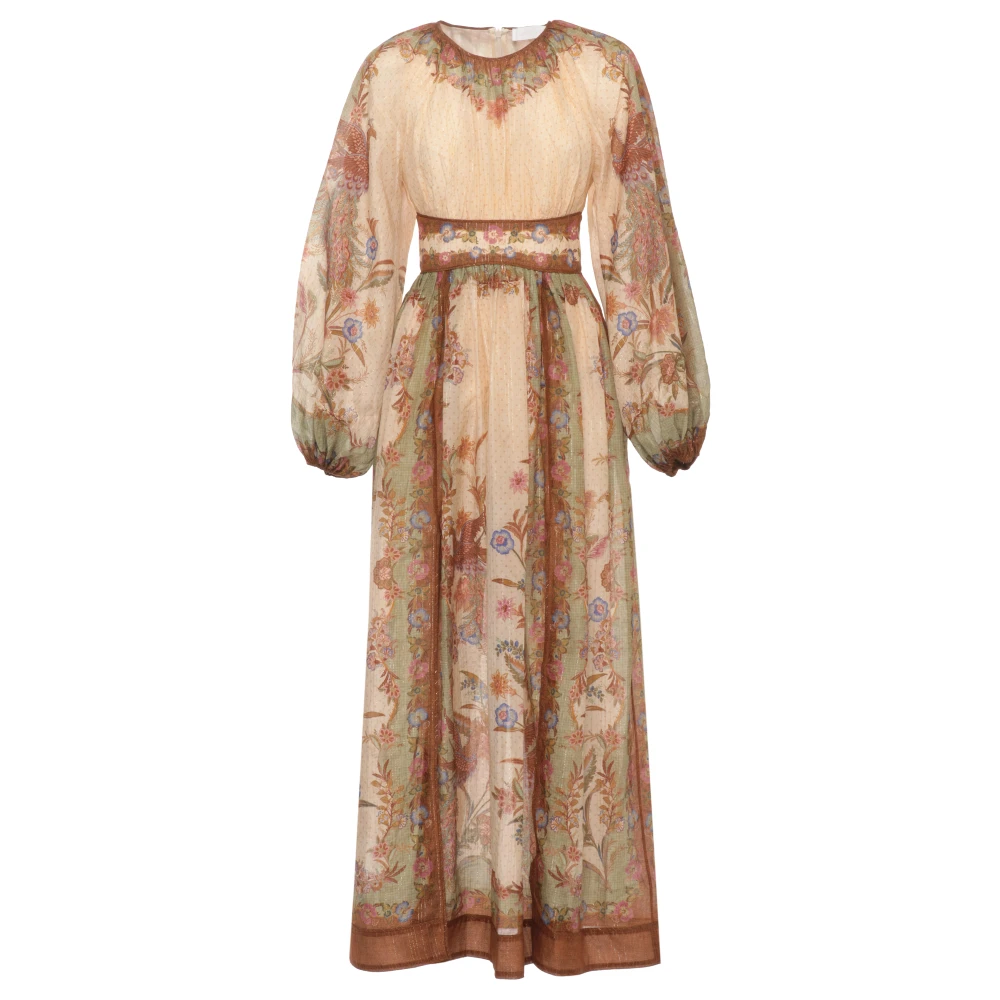 Zimmermann Wanderlust Dress - Female - Maxi Dresses - Multicolor - S - Dresses