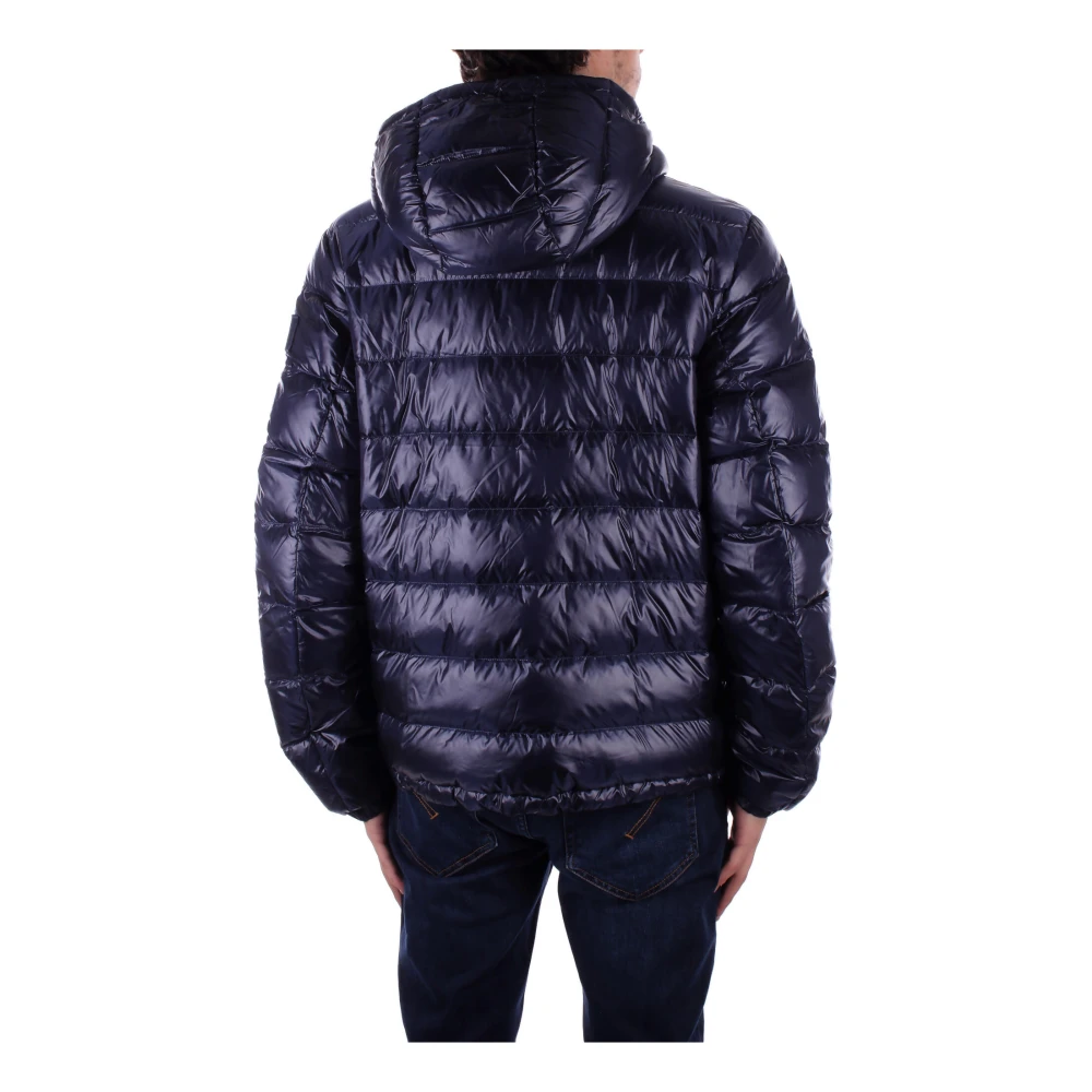 add Blauwe hoodie met ritssluiting zakken Blue Heren