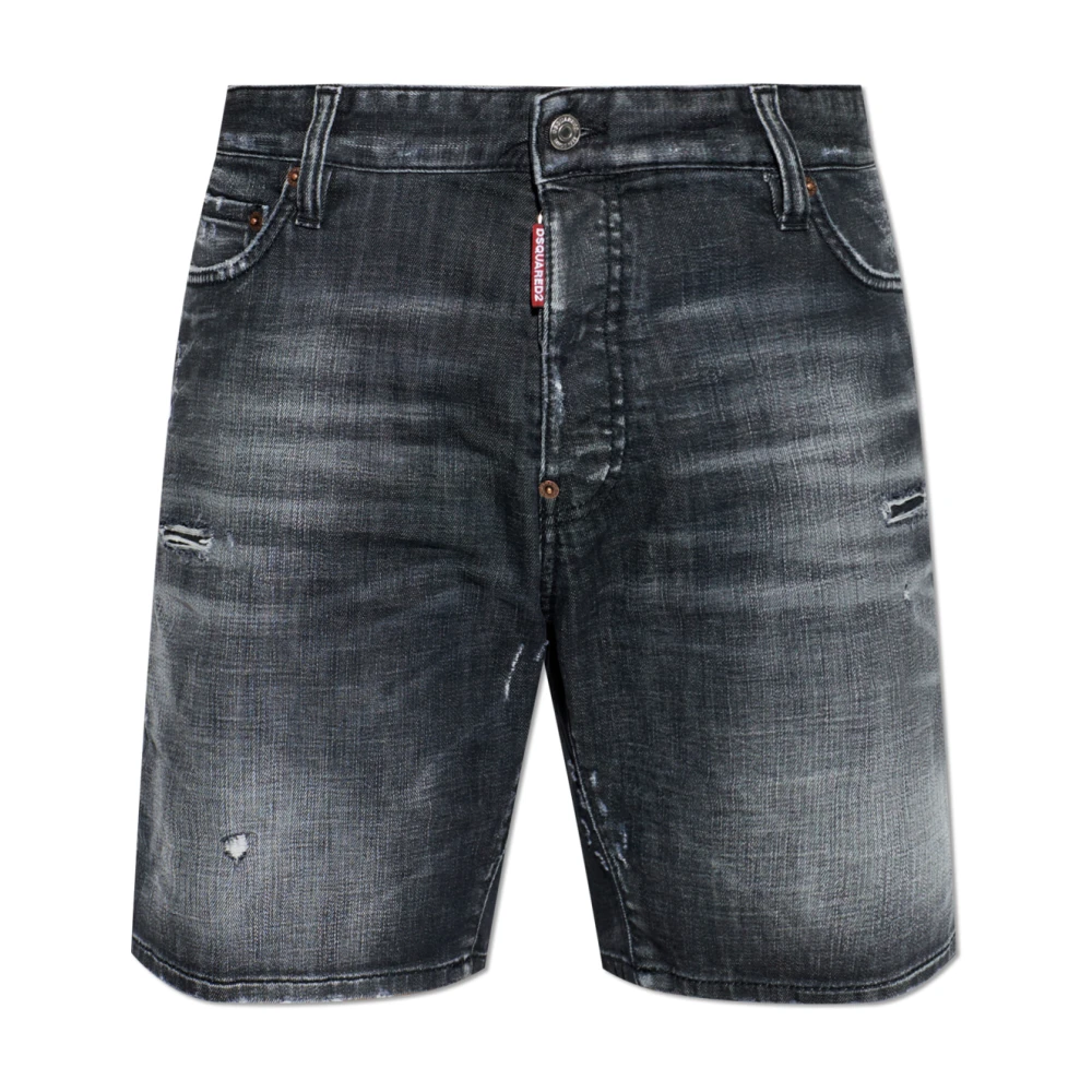 Dsquared2 Men's Black Marine Denim Shorts - Denim Shorts - M - Shorts