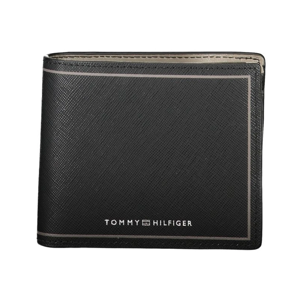 Tommy Hilfiger Men's Black Elegant Leather Bifold Wallet