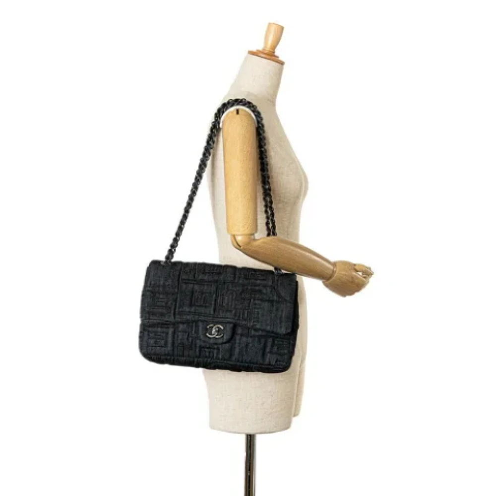 Chanel Vintage Pre-owned Denim chanel-bags Blue Dames