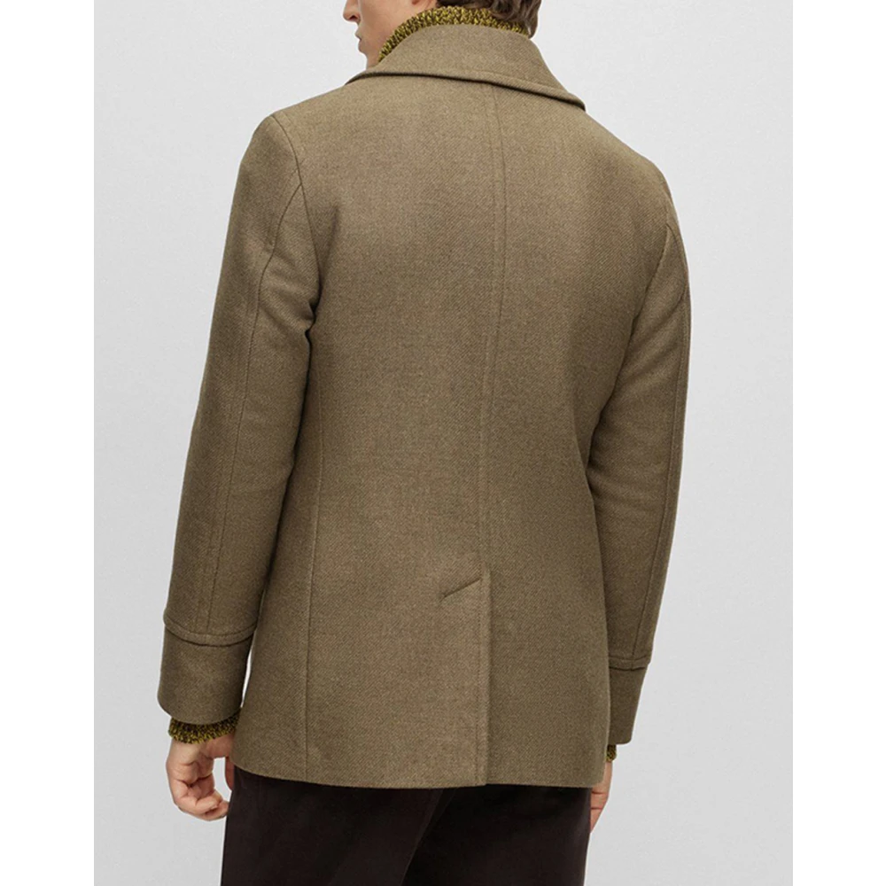 Hugo Boss Stijlvolle Jassen voor Mannen en Vrouwen Green Heren