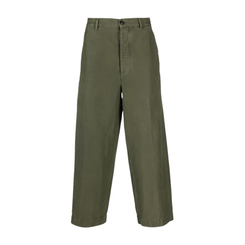 Dries Van Noten Groene PIP GD Broek Green Heren