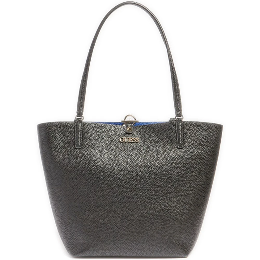 Guess Women's Black Classic Toggle Tote Bag - Shopping Bags - One Size - Bags