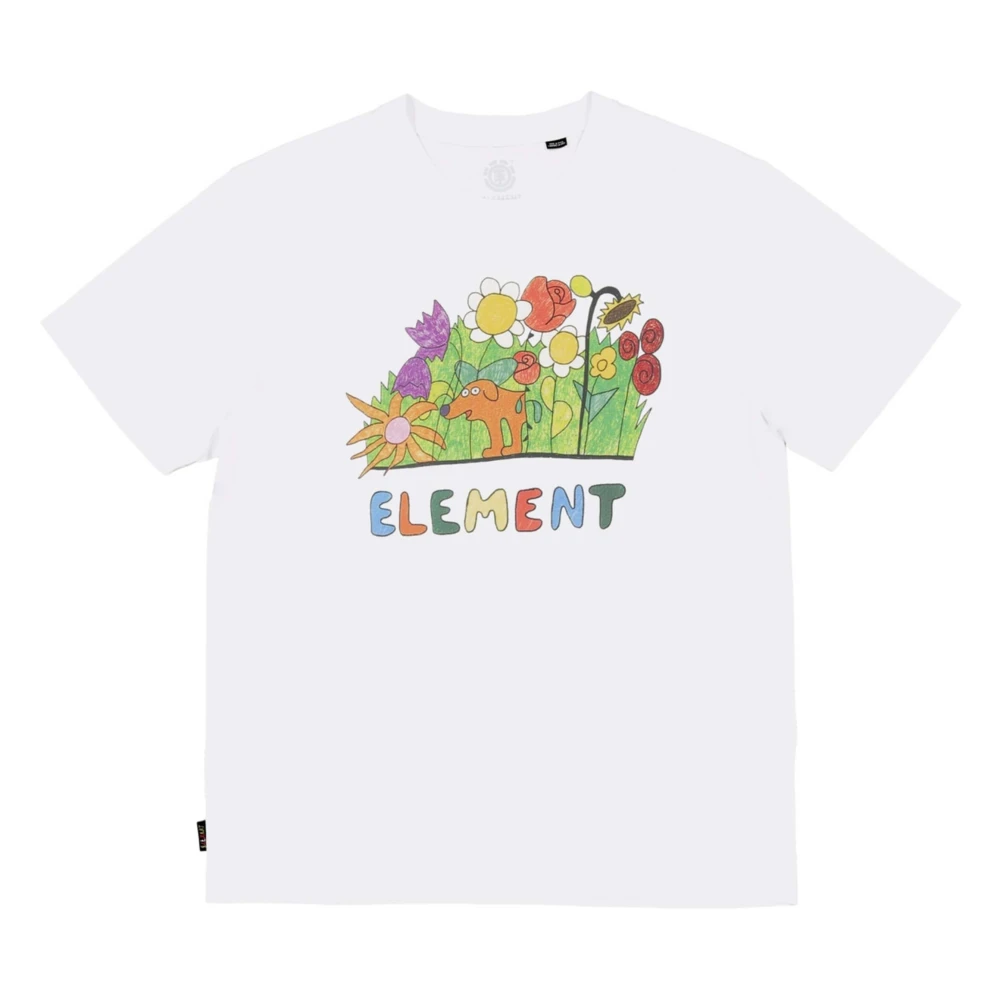 Element Lctxe Sniffing The Flowers T-shirt White Heren