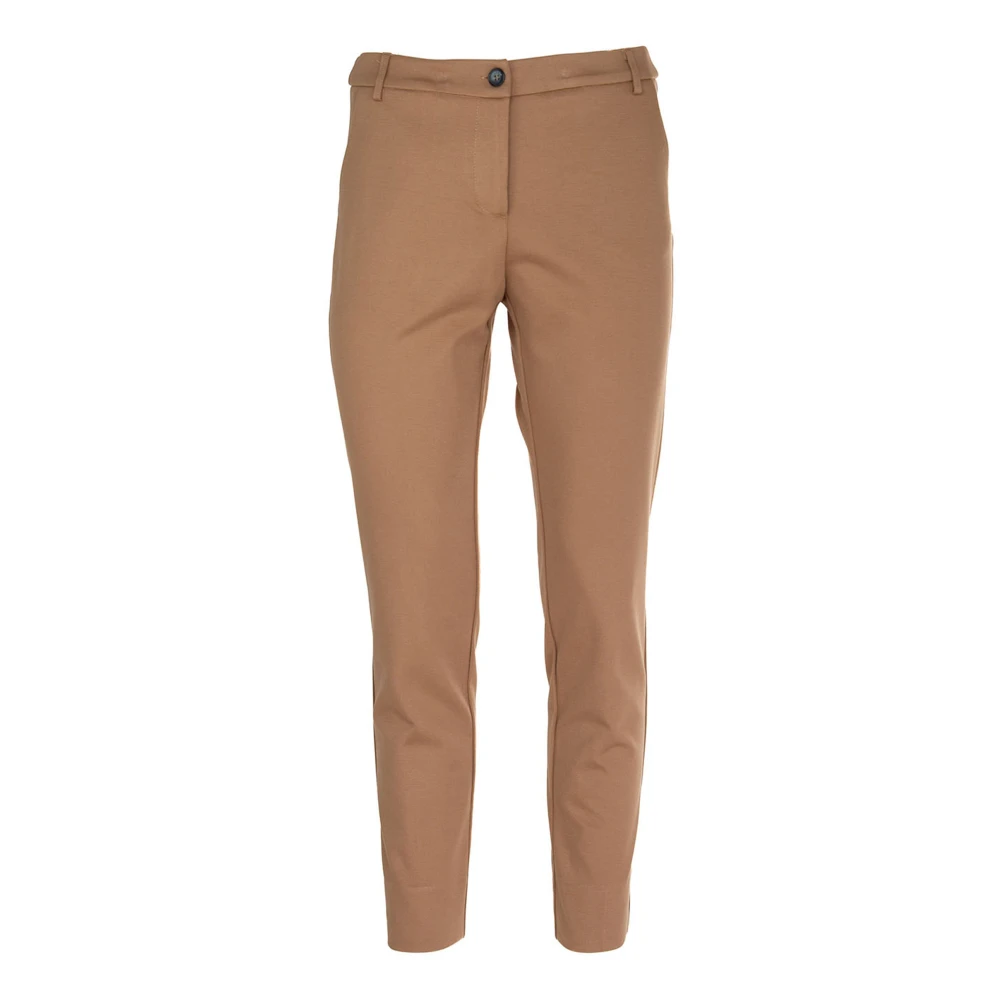 Vicario Cinque Milano Chino Broek met Zakken Brown Dames