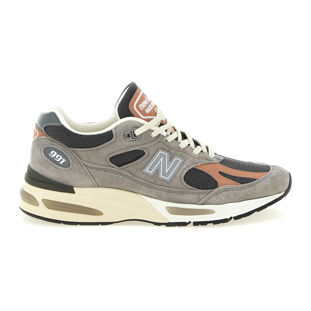 New Balance Men's Gray Trainers, 7 1/2 Uk, Made In Uk 991V2