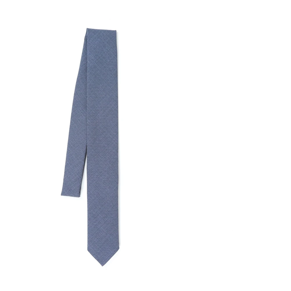 Hugo Boss Donkerblauwe P-Tie Stropdas Blue Heren