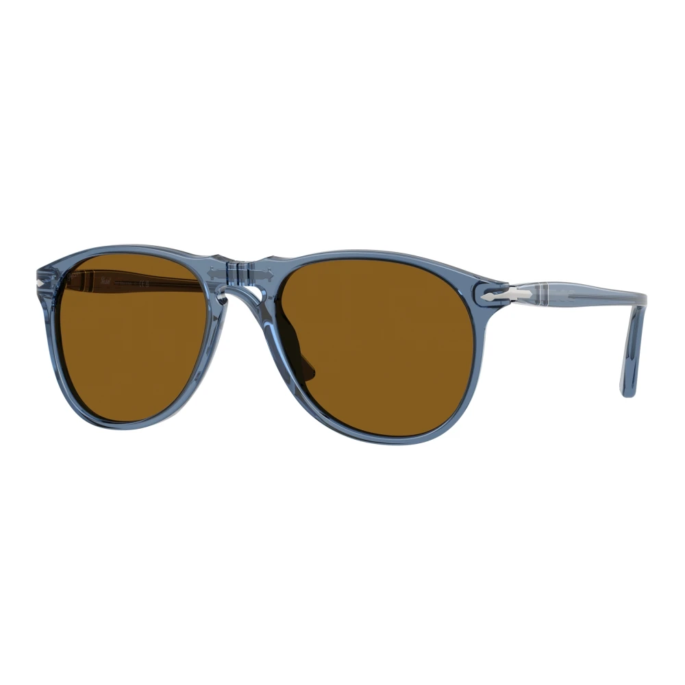 Persol Classic Sunglasses In Brown Tortoise - Male - Sunglasses - Blue - 55 Mm - Accessories