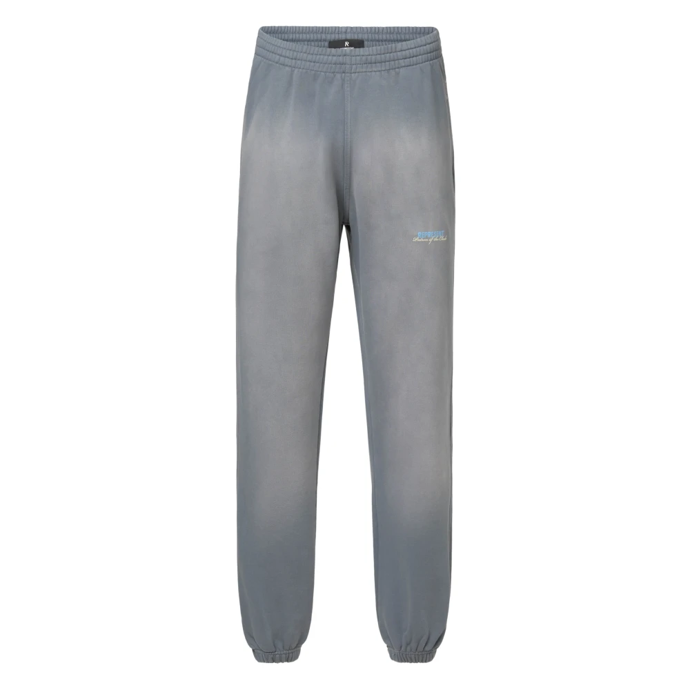 Represent Club Sweatpant in Gewassen Grijs Blue Heren