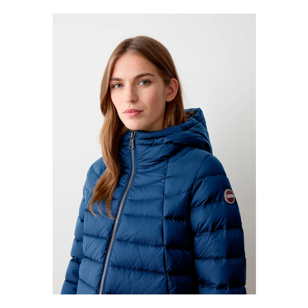 Colmar Blauwe Winterjas met Ritssluiting Blue Dames