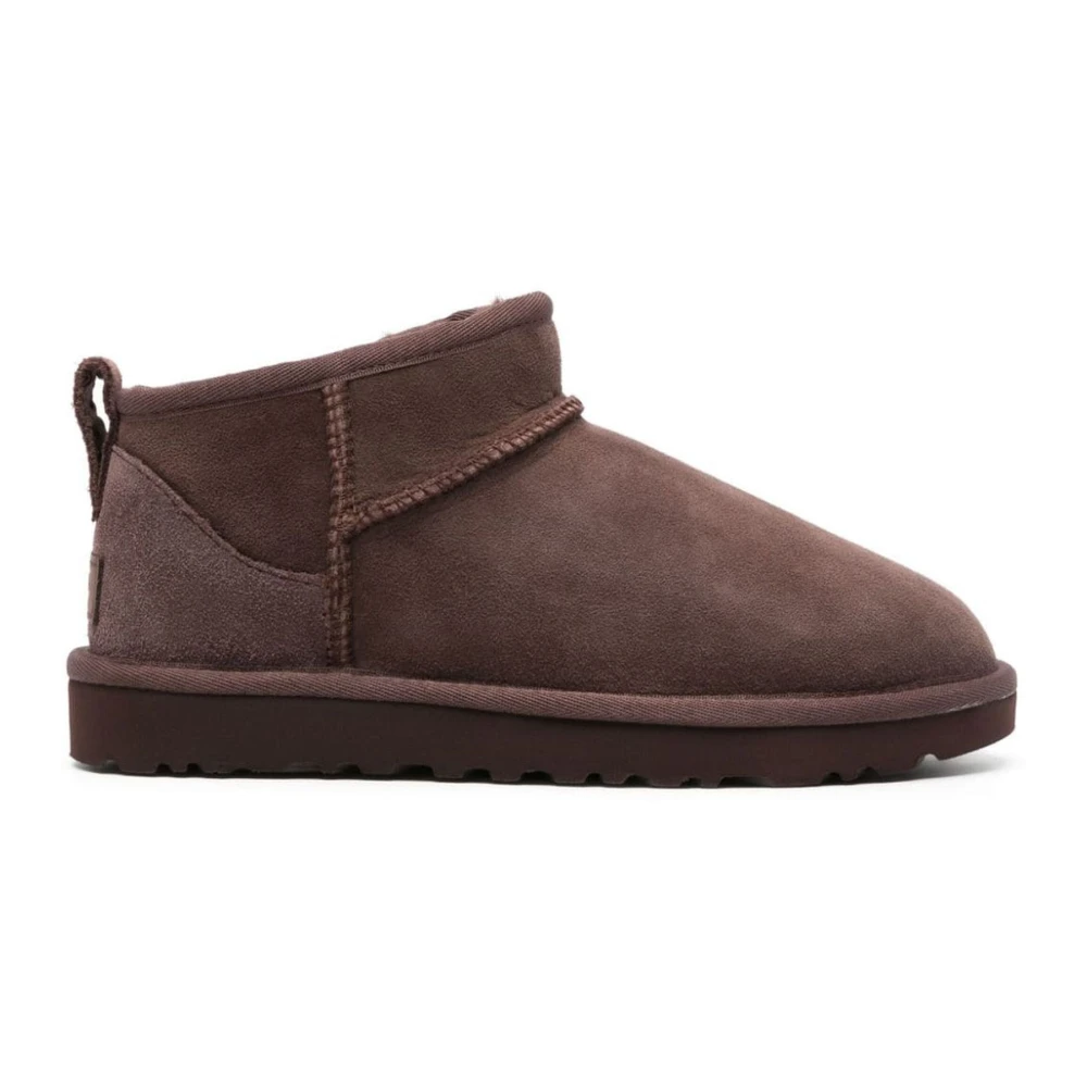 UGG Klassiska Ultra Mini Fårskinnstövlar Brown, Dam