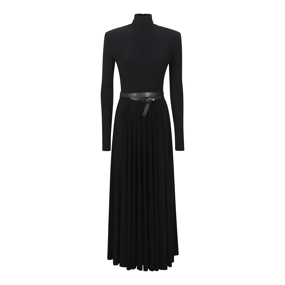 Norma Kamali Zwarte jurken met polyester en spandex Black Dames