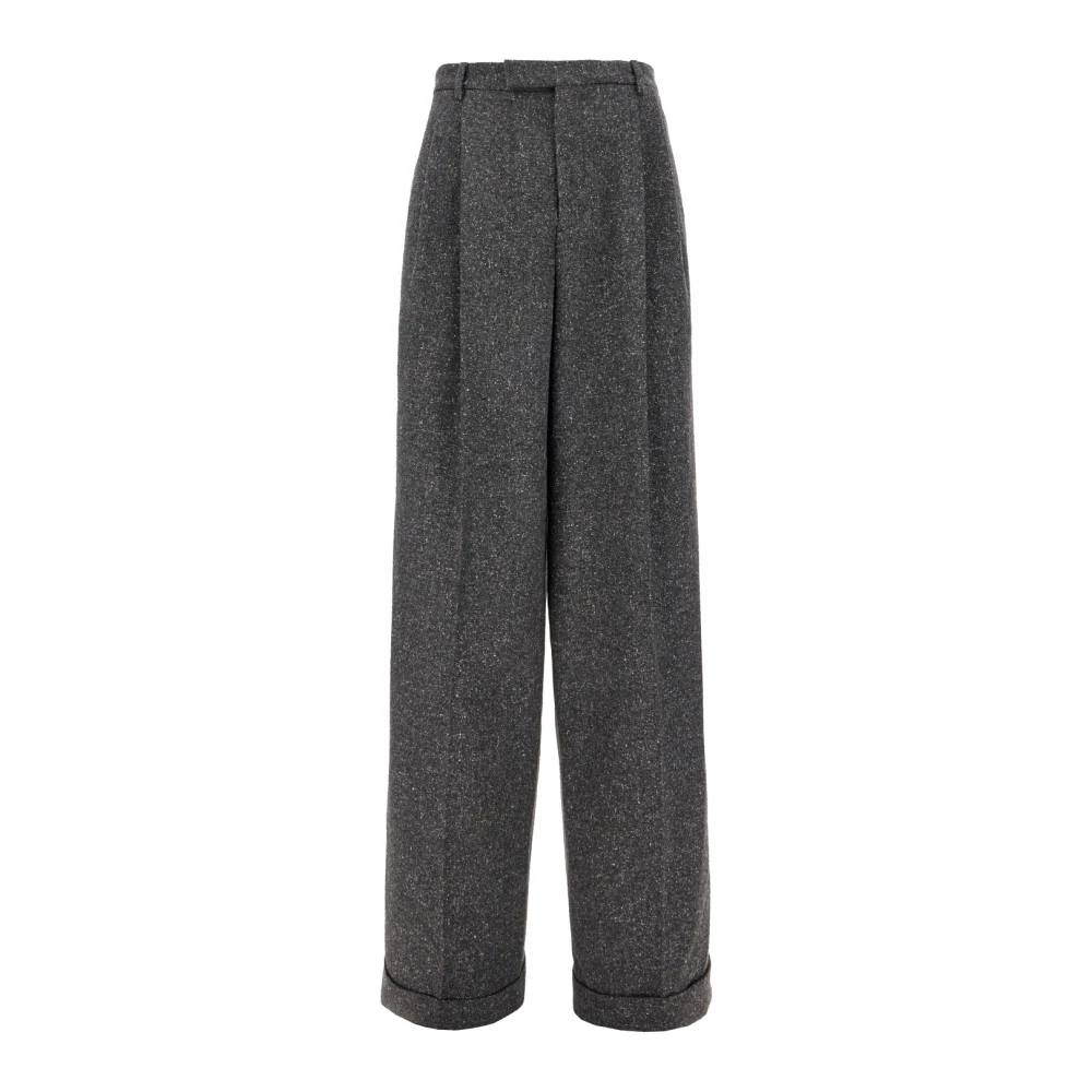 Valentino Garavani Gray Wide Trousers - Male - Wide Trousers - 6XL - Trousers