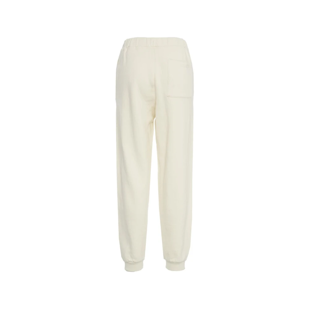 love stories Witte katoenen joggers met logodesign White Dames