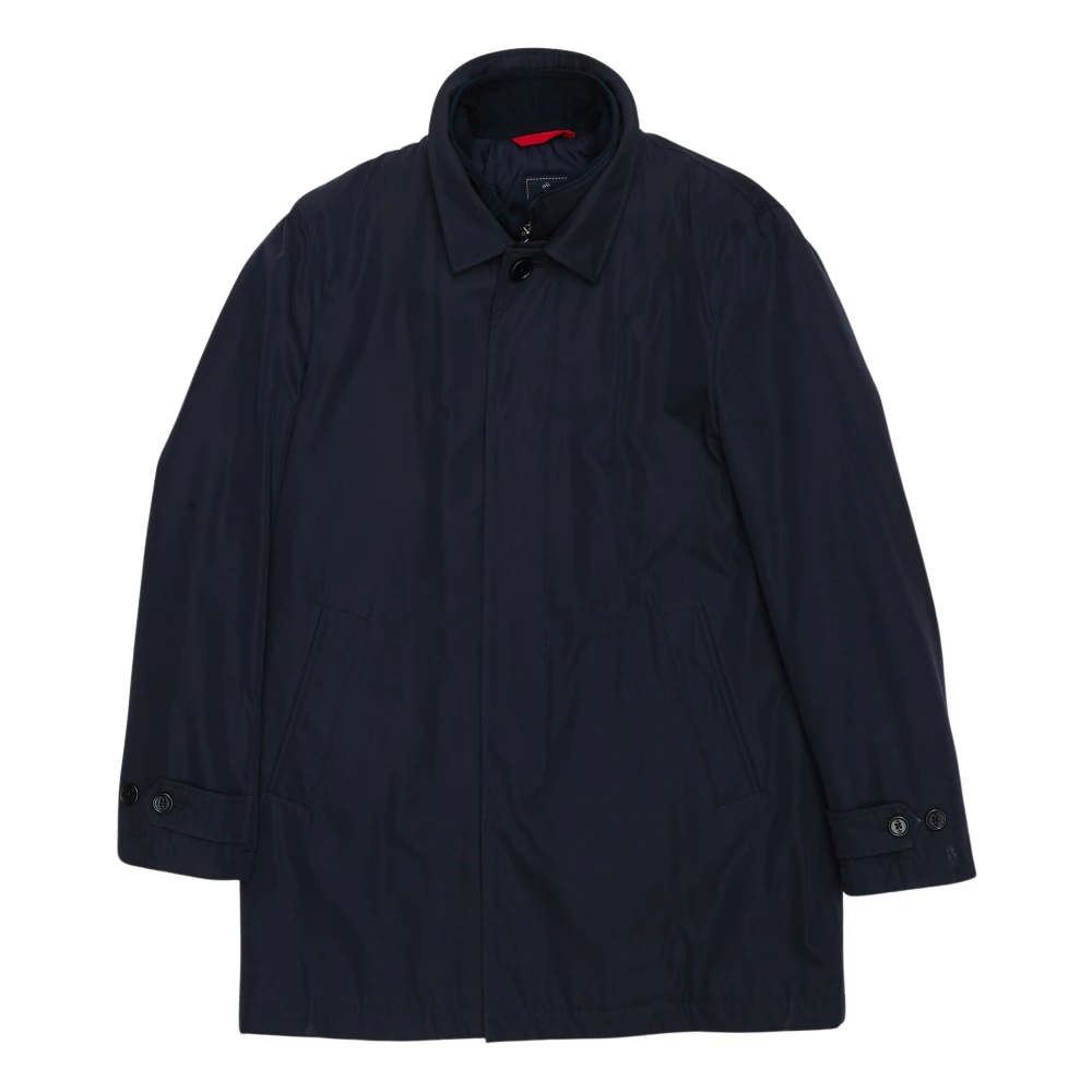 Fay Blauwe technische stoffen jas Blue Heren