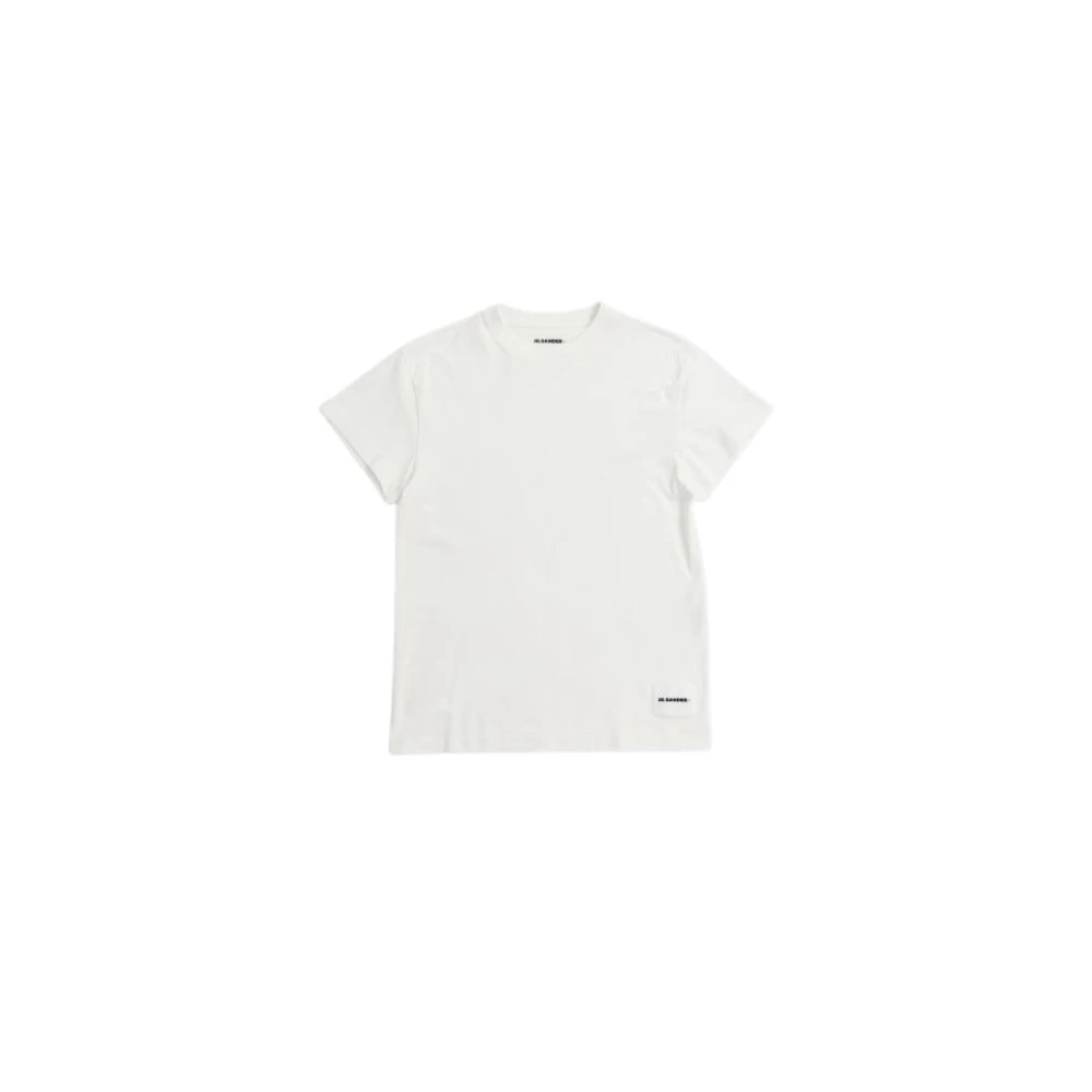 Jil Sander Set van drie witte T-shirts White Heren