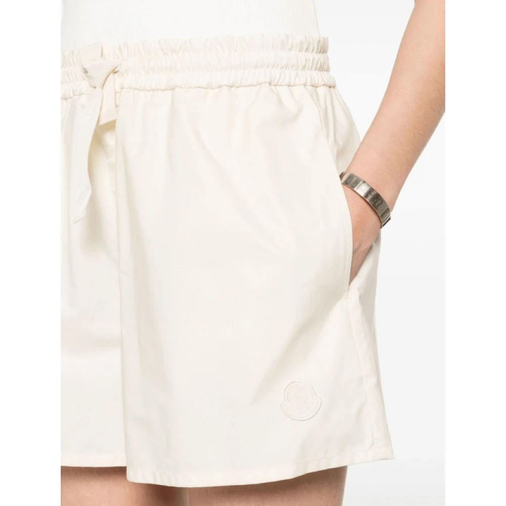 Moncler Short Shorts White Dames