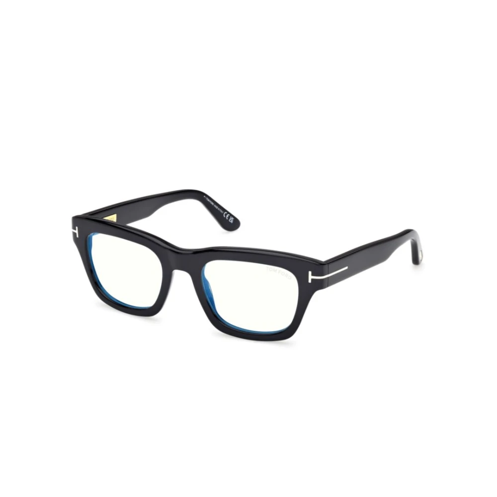 Tom Ford Unisex Blue Block Rectangular Opticals