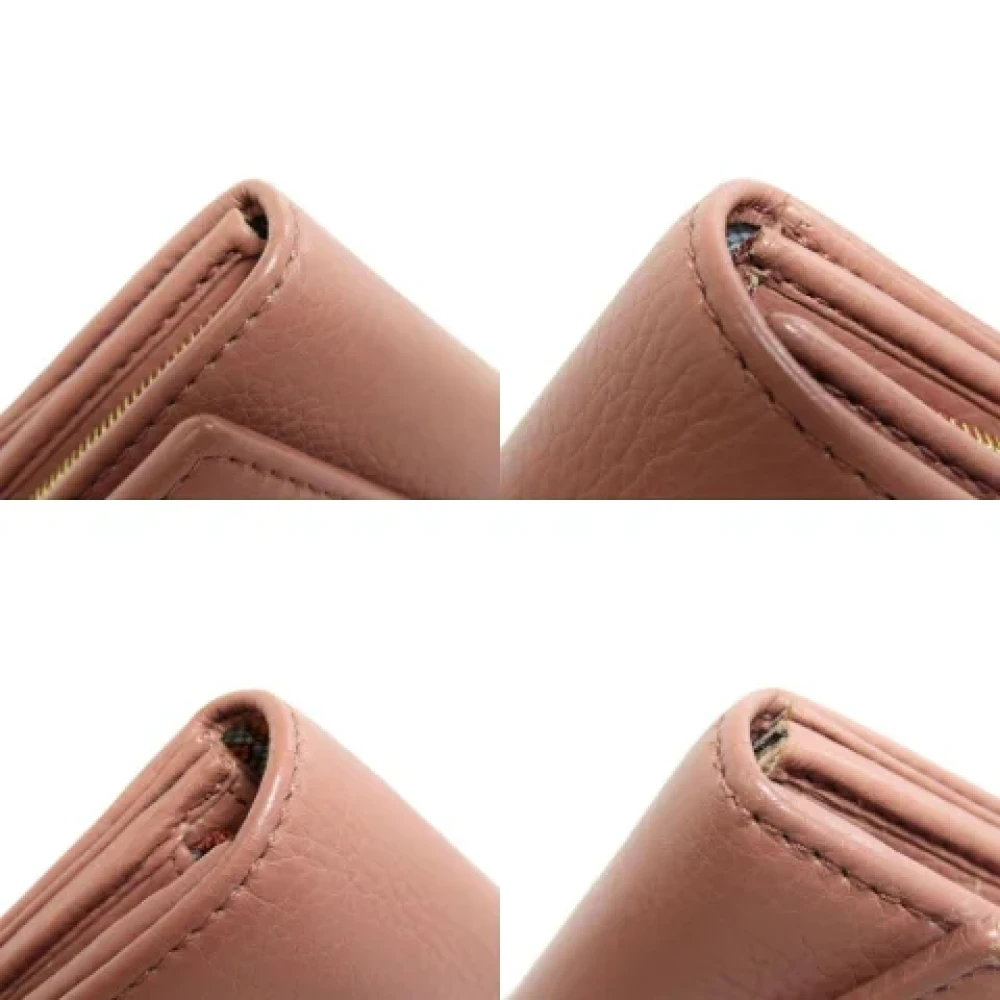 Gucci Vintage Pre-owned Leather wallets Pink Dames
