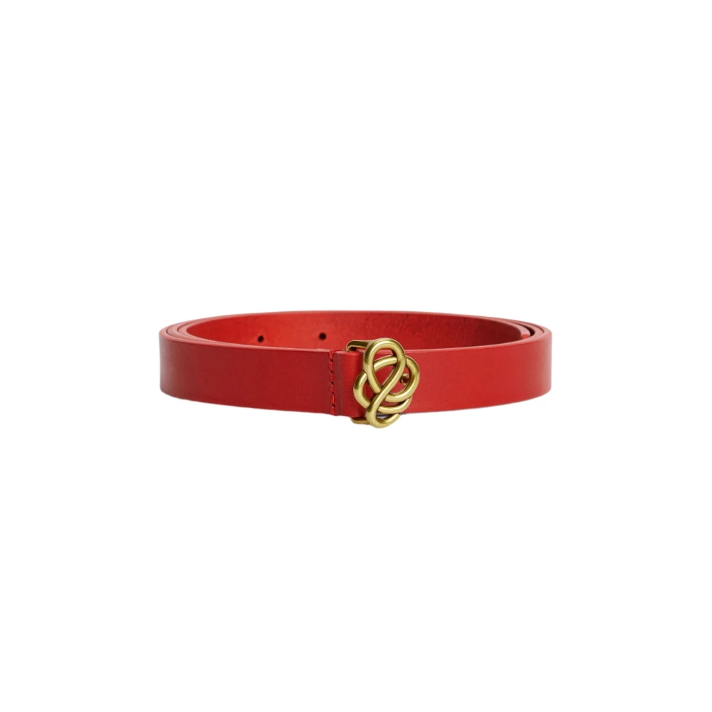 By Malene Birger Donker Chilli Leren Riem By Herenne Birger Red Dames