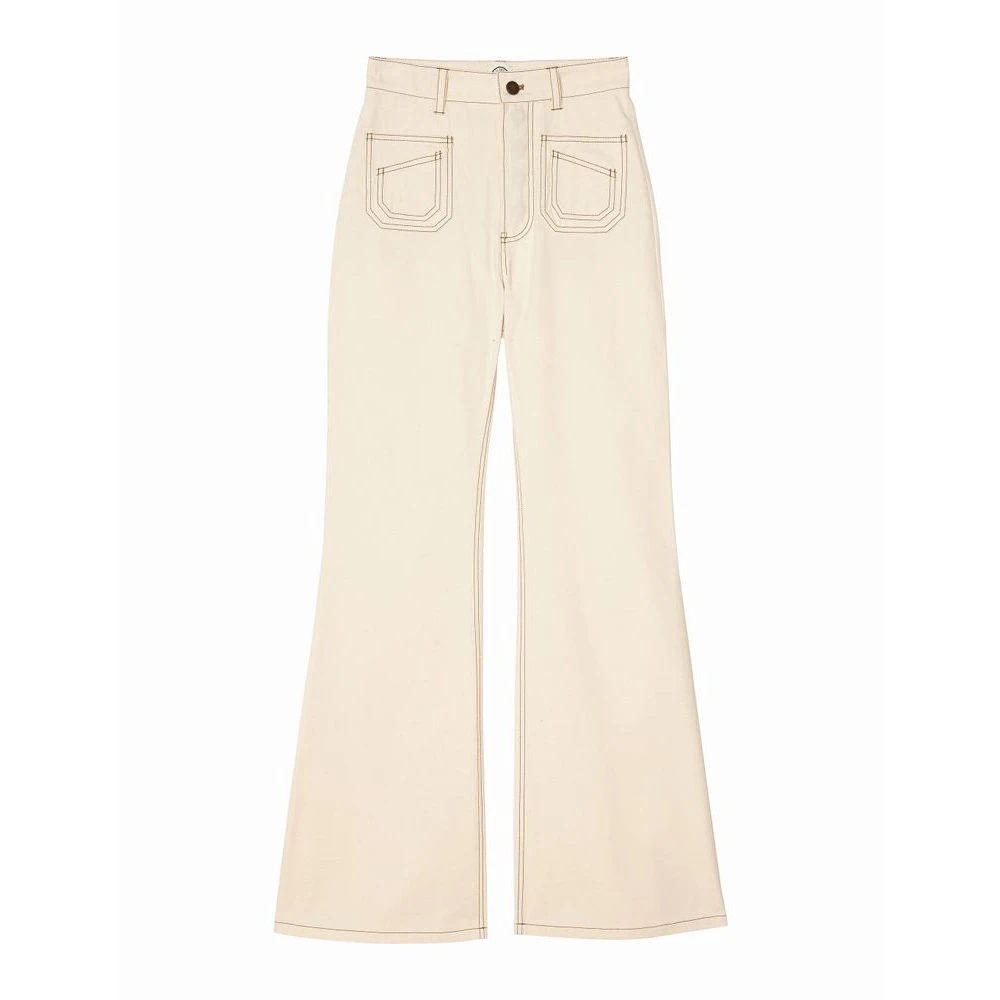Ines De La Fressange Paris Basile Pants Beige Dames