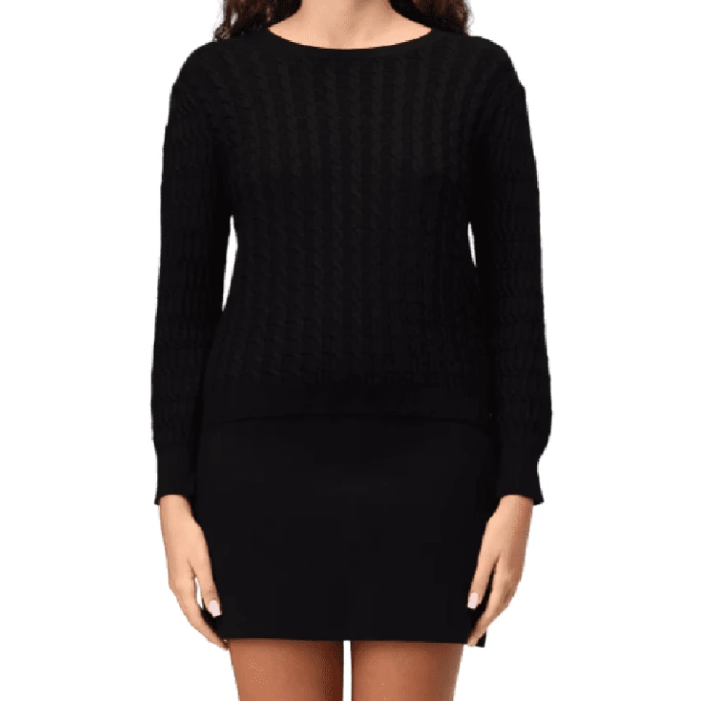 Twinset Zwarte Trui Sweater Black Dames