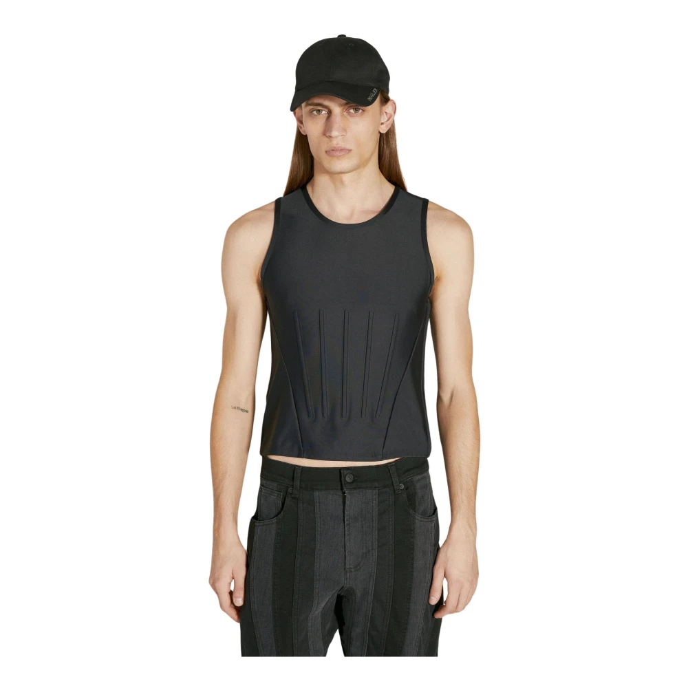 Mugler Tops Black Heren