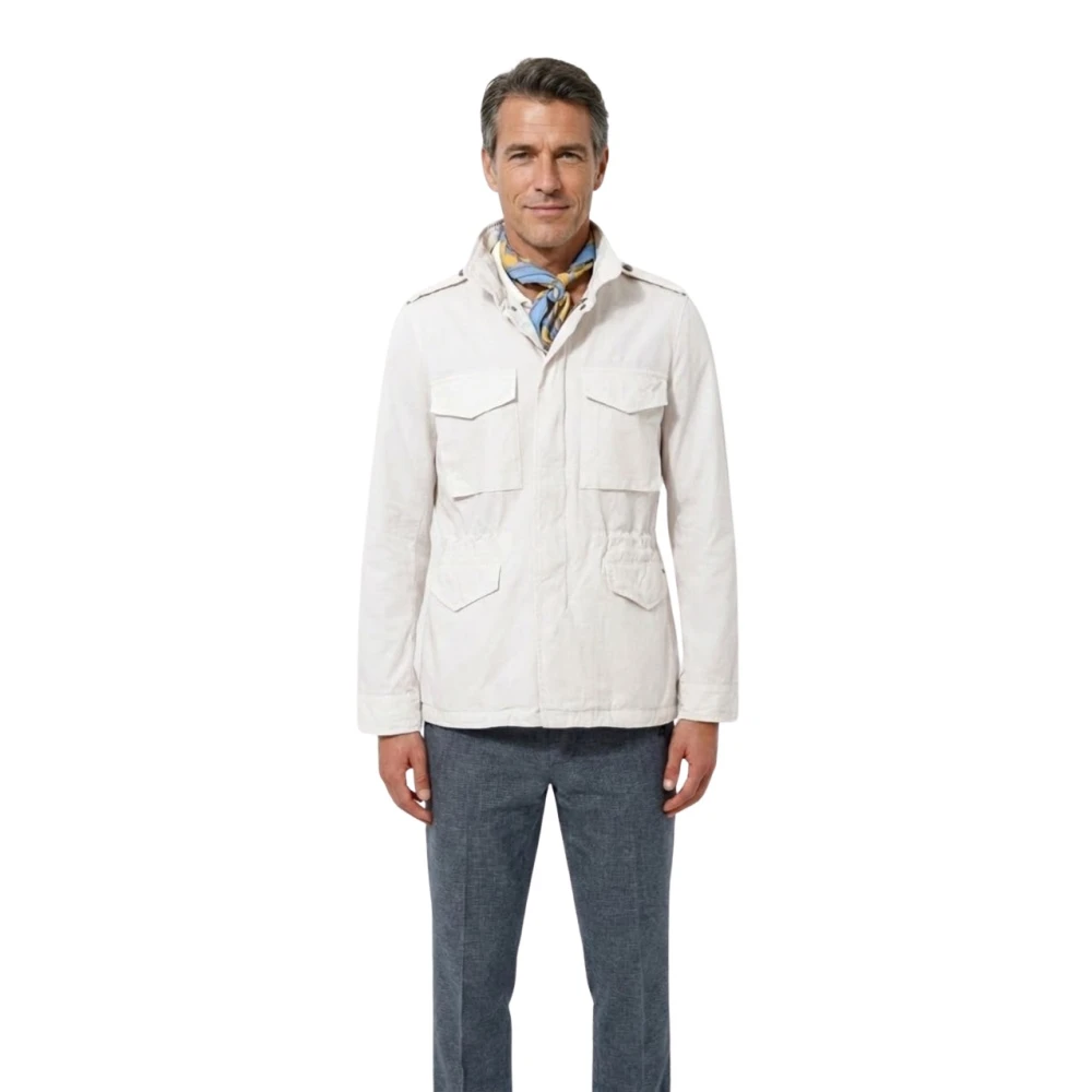 Mason's Uomo Bianco - Field Jacket M74 - Jackets - M