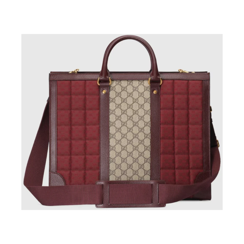 Gucci Mini GG Canvas Grote Tote Tas Brown Dames
