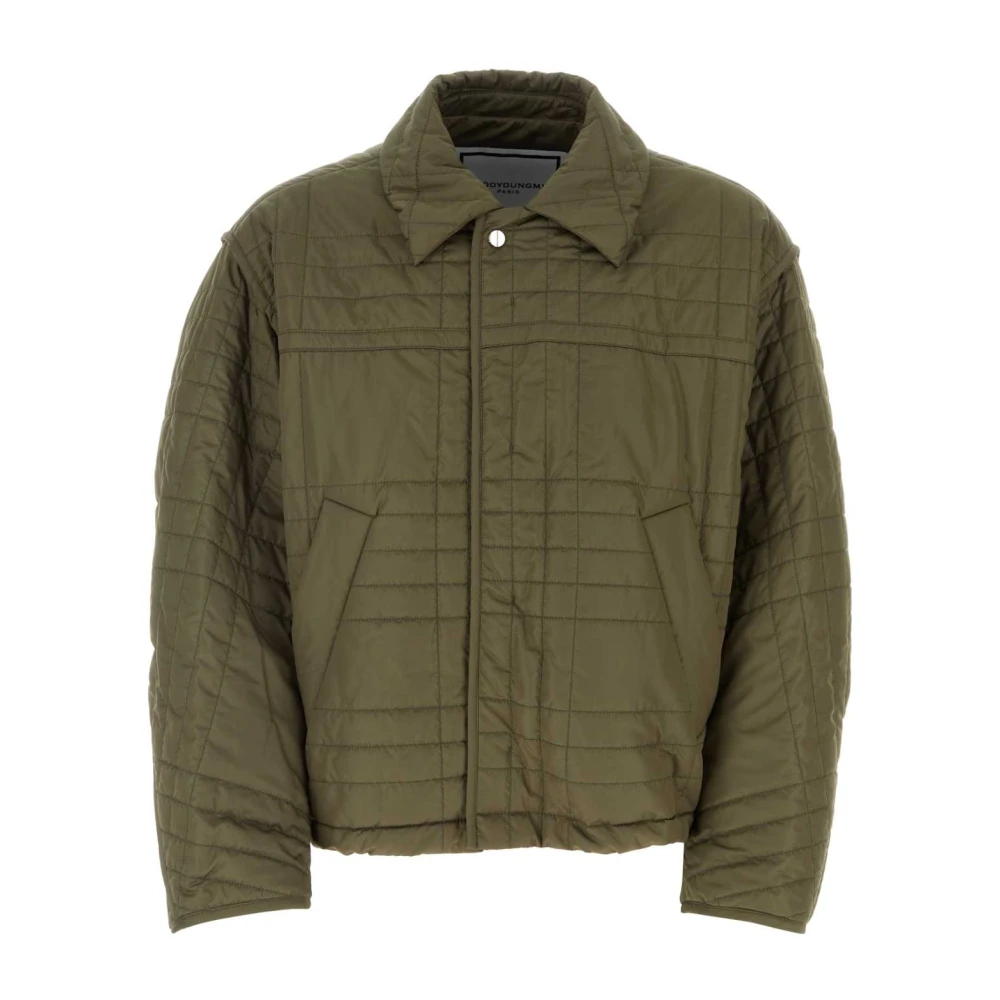 Wooyoungmi Gewatteerde Army Green Jas Green Heren