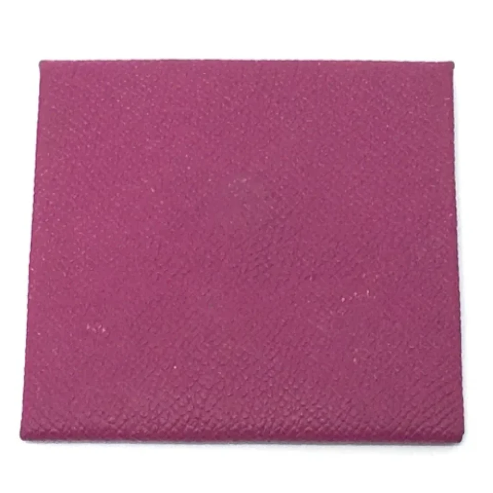 Hermès Vintage Pre-owned Leather wallets Purple Dames
