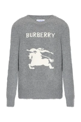 Wool Turtleneck with Logo