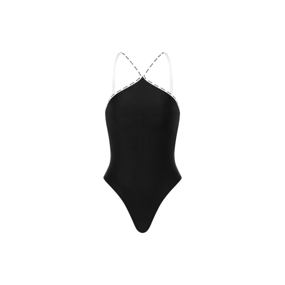 Moschino Femme Noir Maillots De Bain, Taille: 46 Fr Maillot De Bain Une Pièce En Lycra