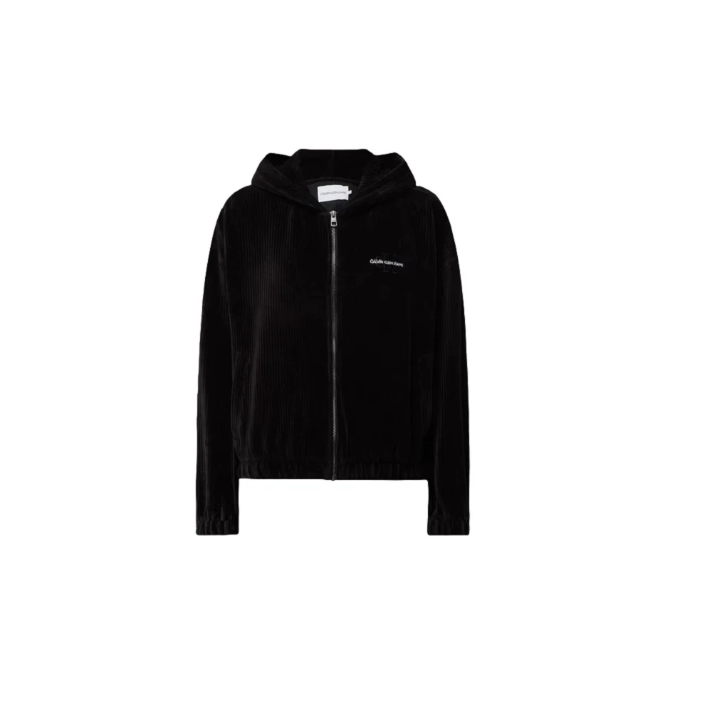 Calvin Klein Jeans Hoodie Black Dames