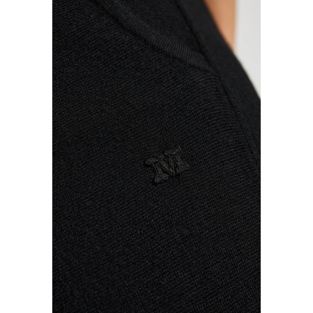 Max Mara Wijde broek Black Dames