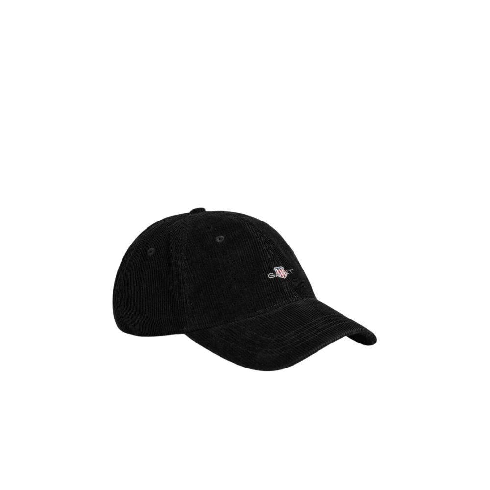 Gant Velvet Corduroy Shield Cap Black Heren