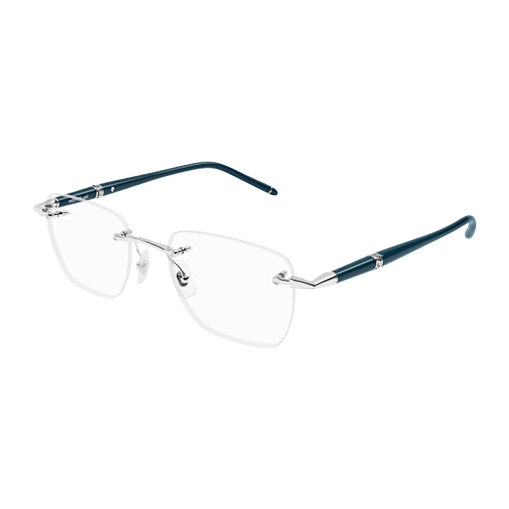 Montblanc Blauwe Optische Brillen voor Mannen Blue Heren