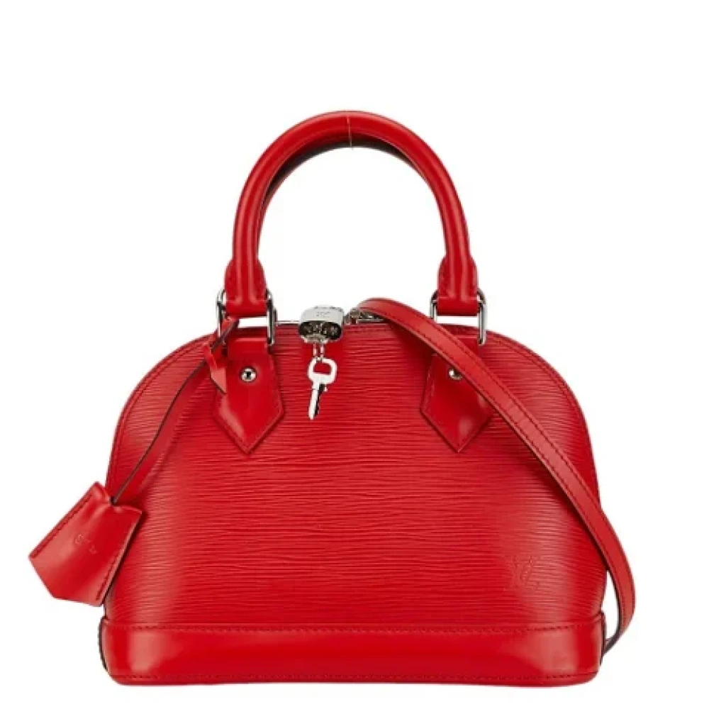 Louis Vuitton Vintage Pre-owned Leather louis-vuitton-bags Red Dames